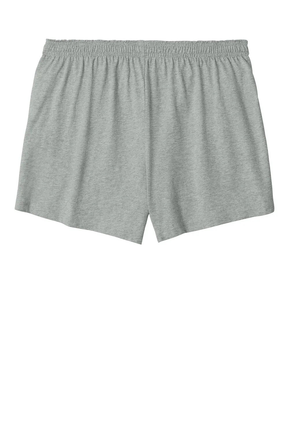 Sport-Tek Womens Jersey Knit Squad Shorts - Heather Grey