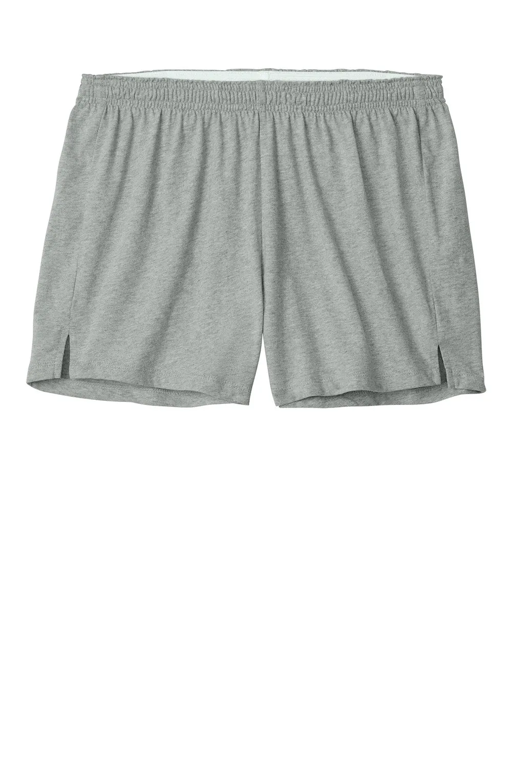 Sport-Tek Womens Jersey Knit Squad Shorts - Heather Grey