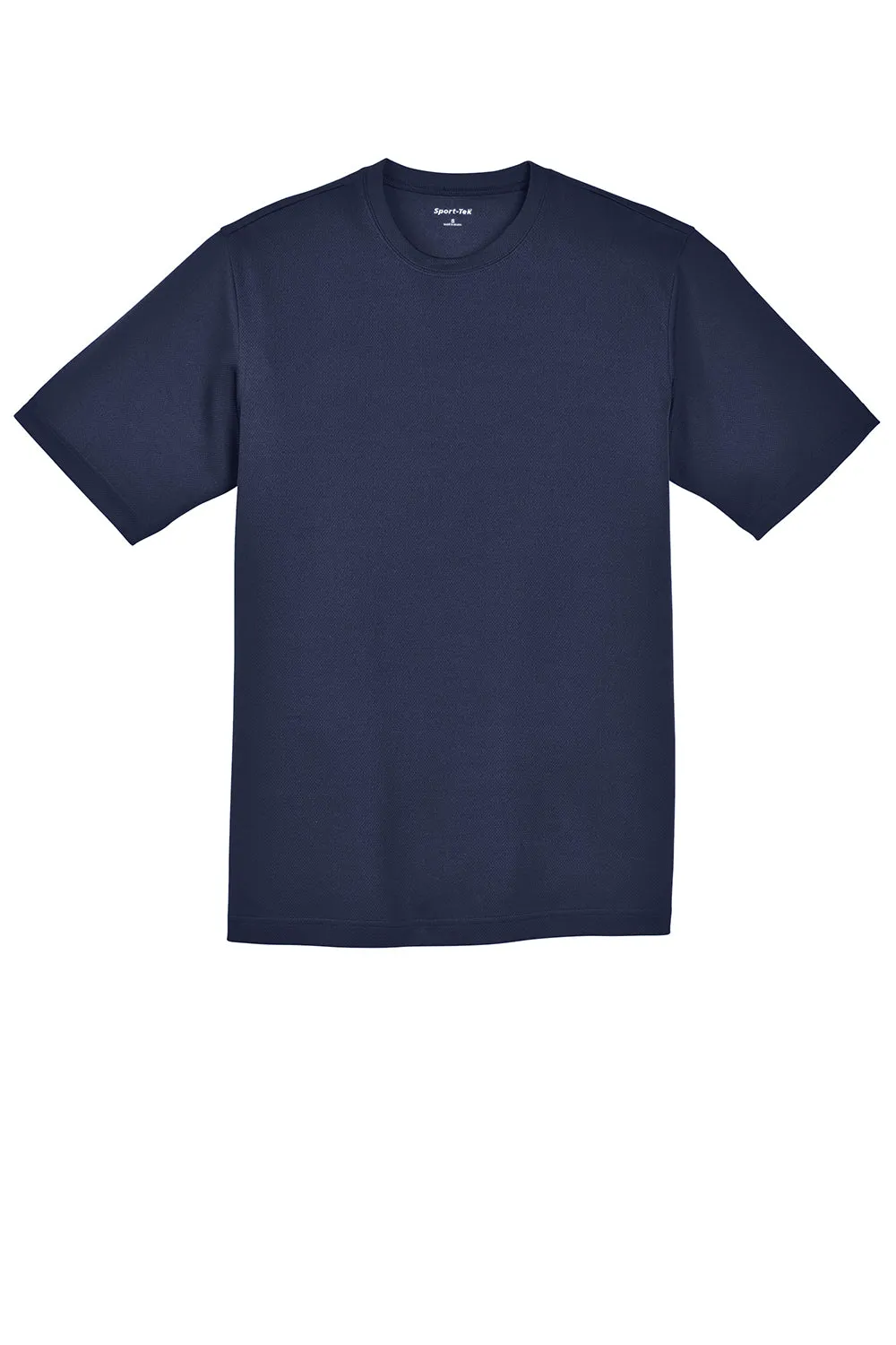 Sport-Tek Youth RacerMesh Moisture Wicking Short Sleeve Crewneck T-Shirt - True Navy Blue