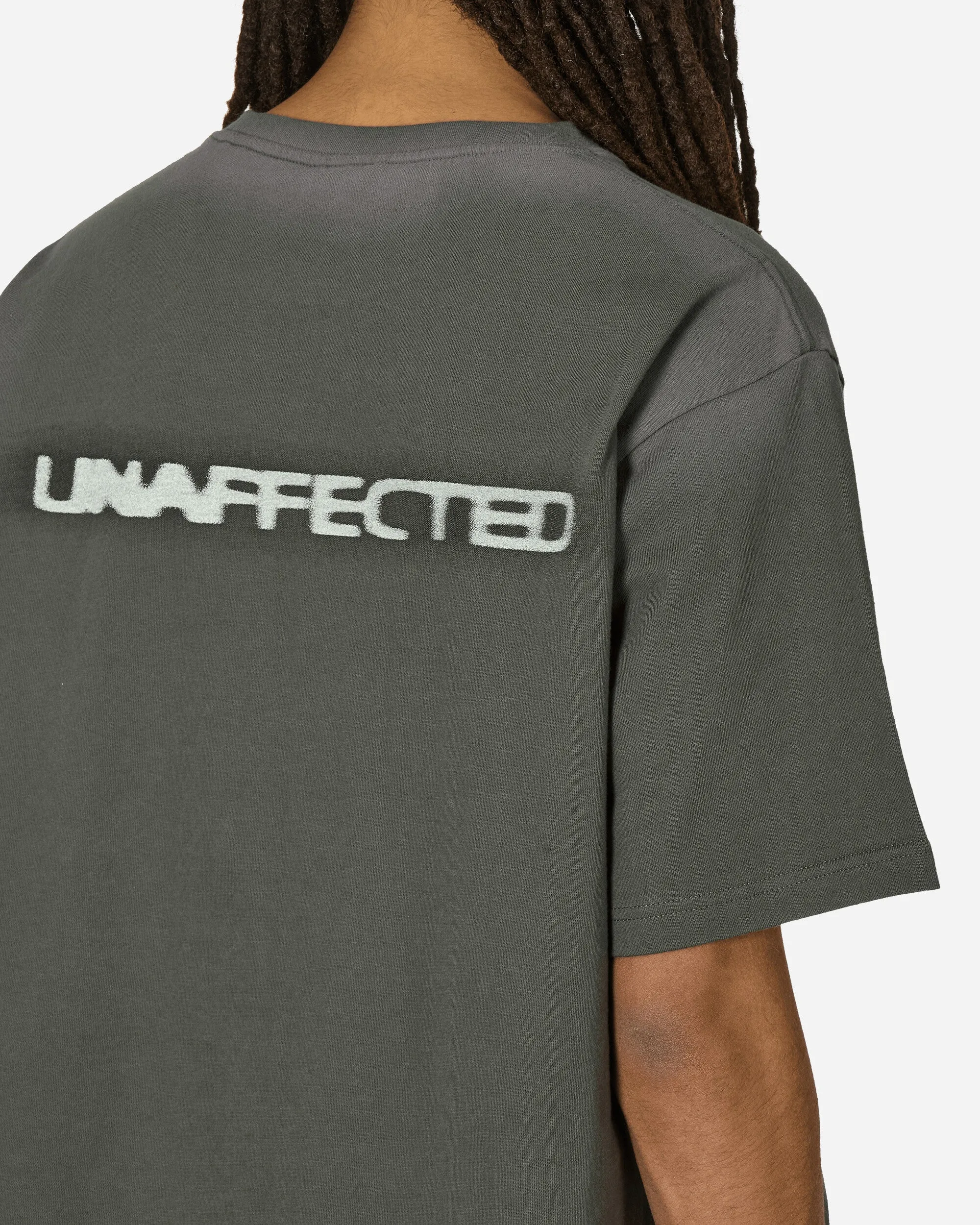 Sprayed Graphic T-Shirt Charcoal