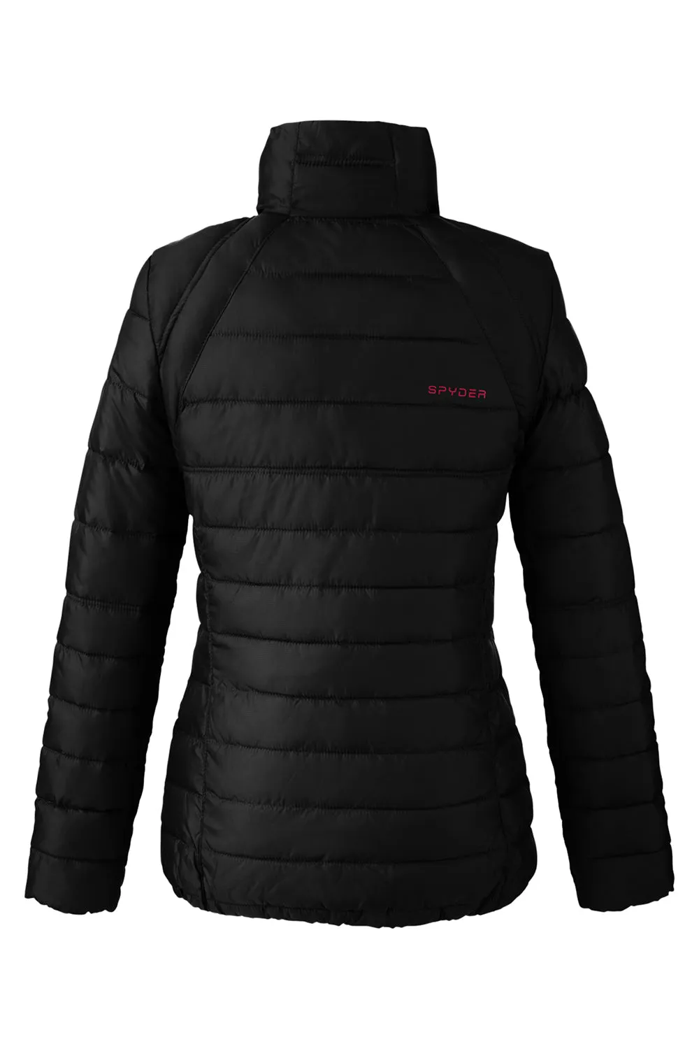 Spyder Womens Supreme Puffer Full Zip Jacket - Black