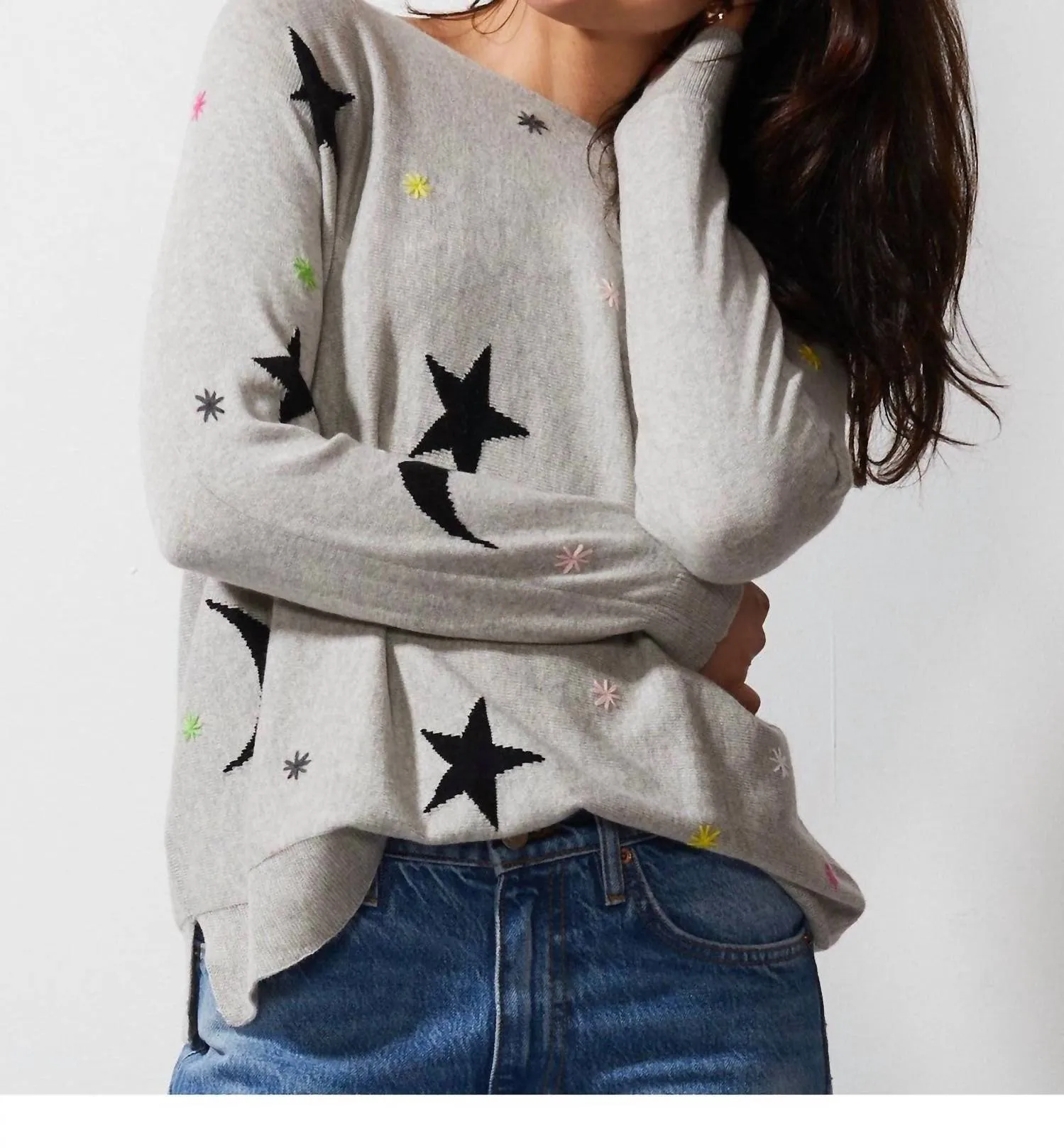 Starry Night Sweater In Marl