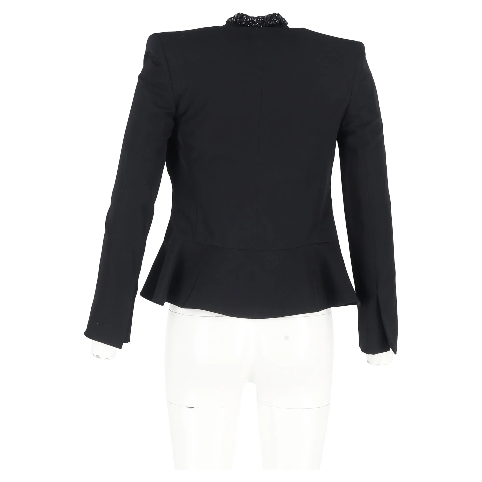 Stella McCartney Embellished Blazer in Black Wool