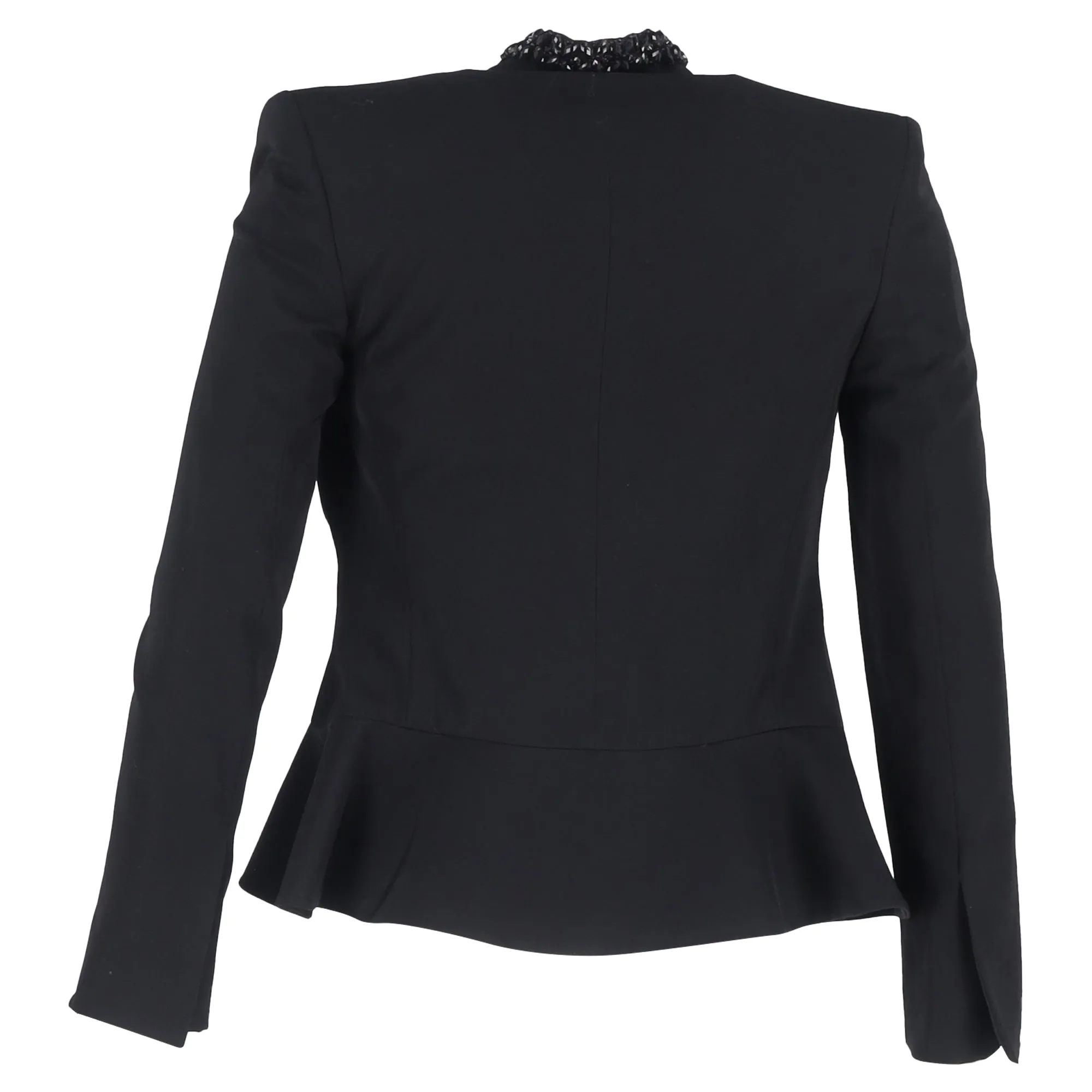 Stella McCartney Embellished Blazer in Black Wool