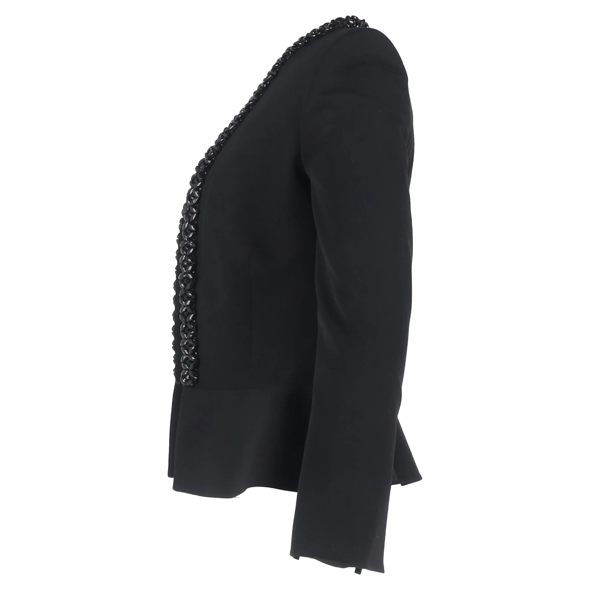 Stella McCartney Embellished Blazer in Black Wool