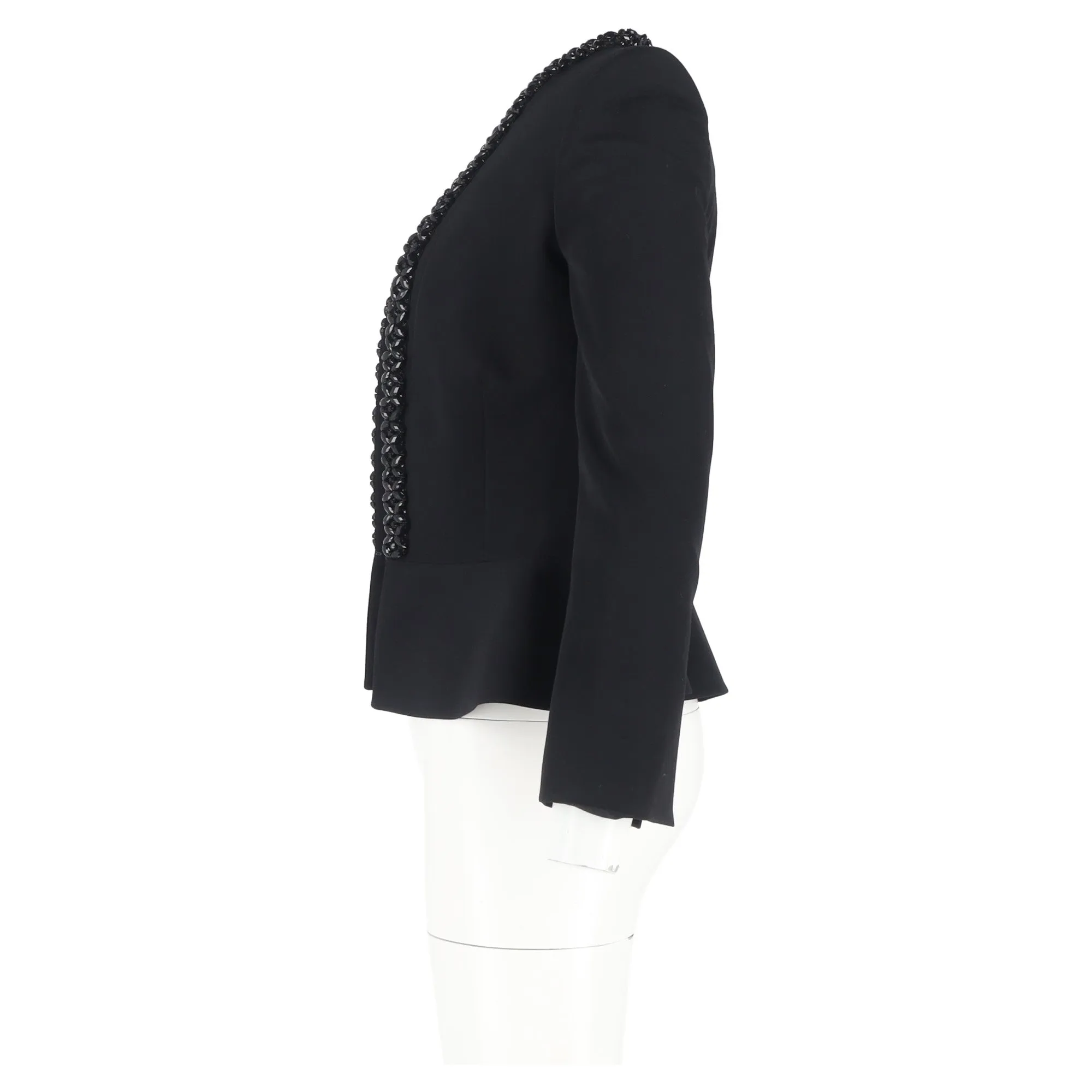 Stella McCartney Embellished Blazer in Black Wool