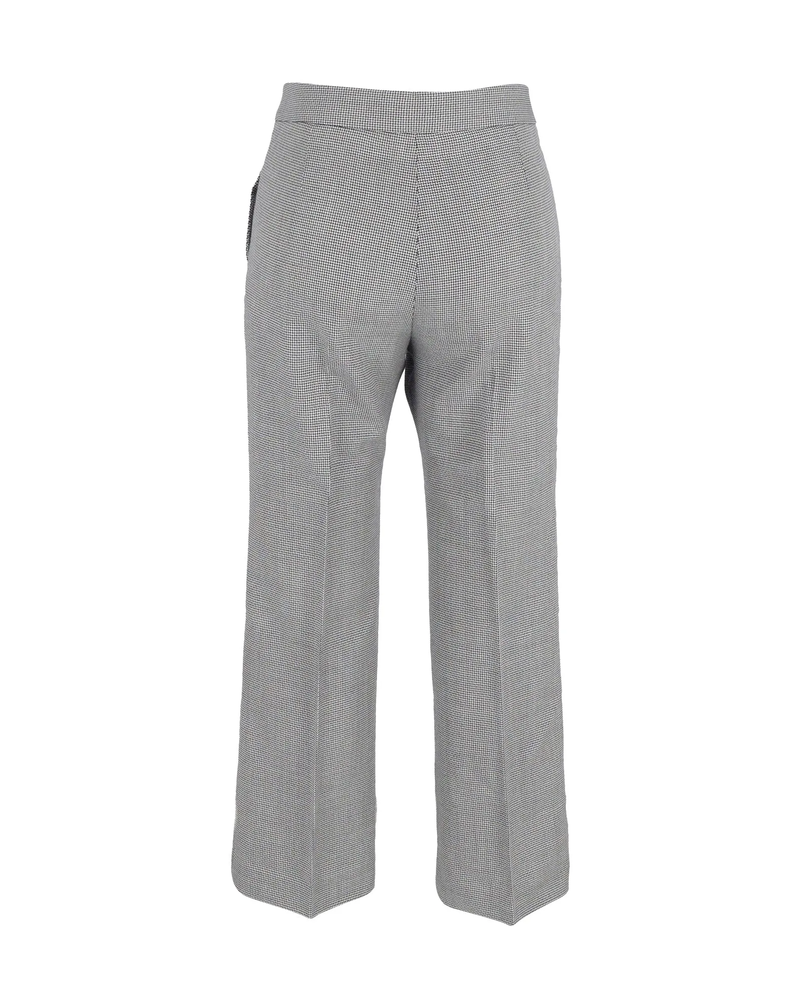 Stella McCartney Houndstooth Checked Trousers in Multicolor Wool