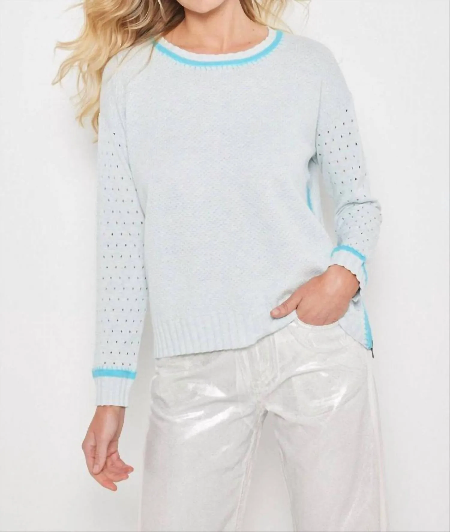 Stitchy Situation In Iced Blue