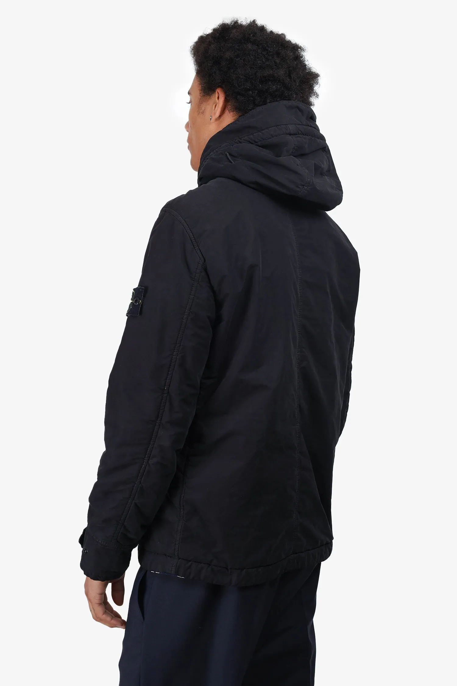 Stone Island Black Light Puffer Jacket Size M Mens
