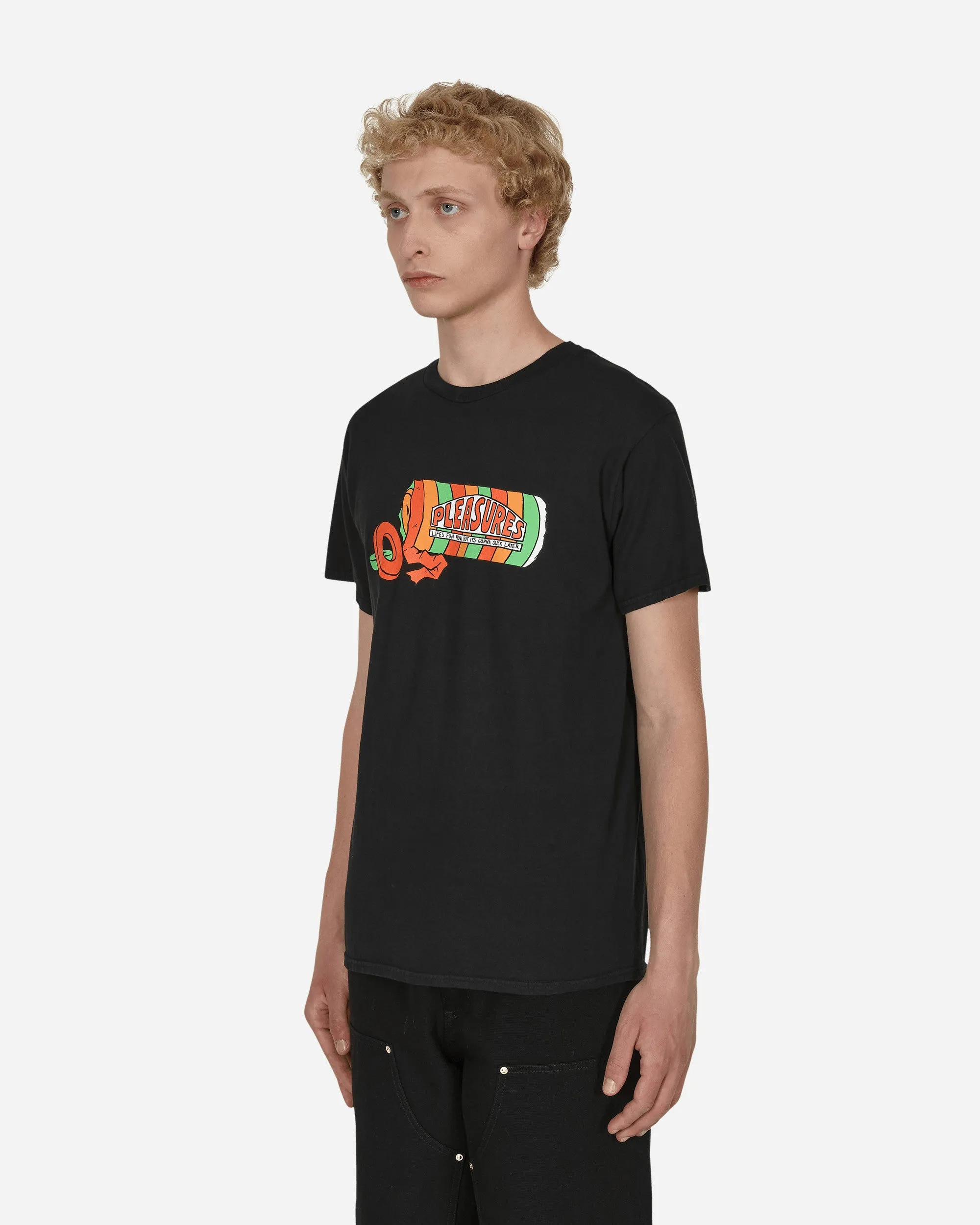 Suck Washed T-Shirt Black