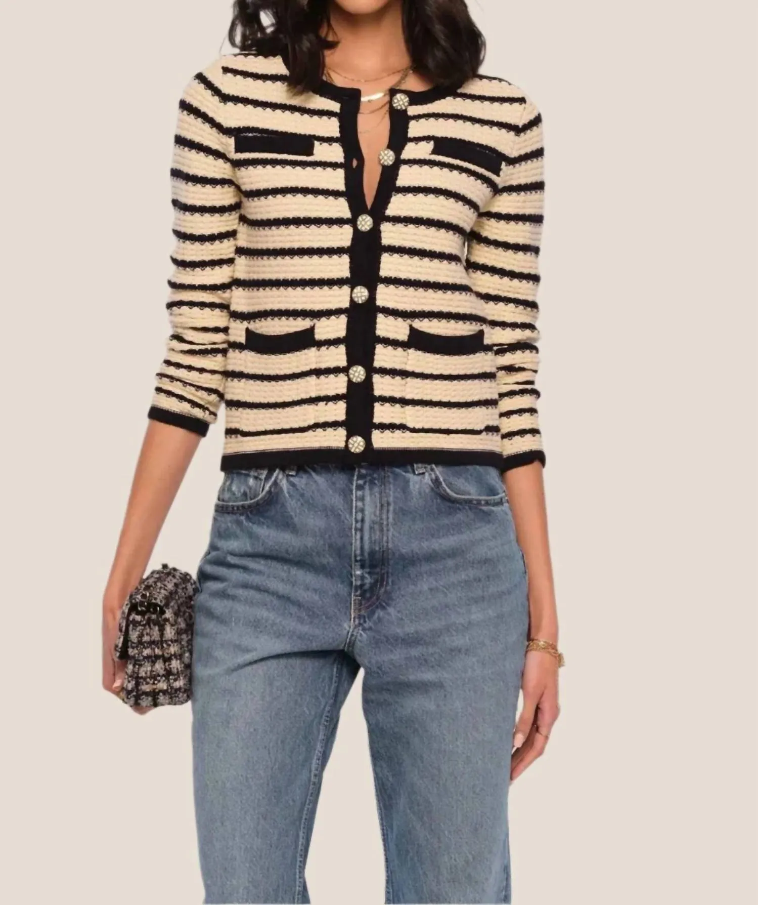 Sulima Cardi In Ivory