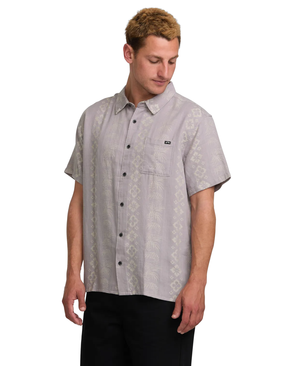 Sundays Jacquard Shirt in Light Purple