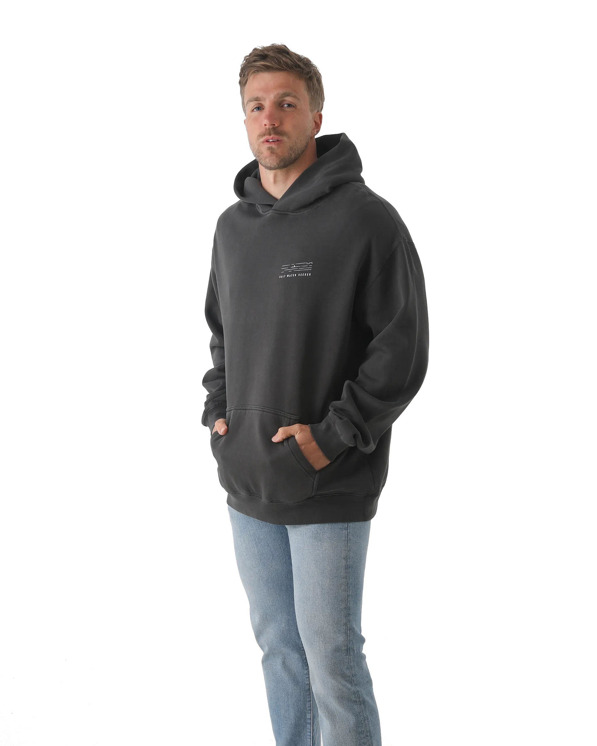 Sunset Sessions Hoodie in Faded Black