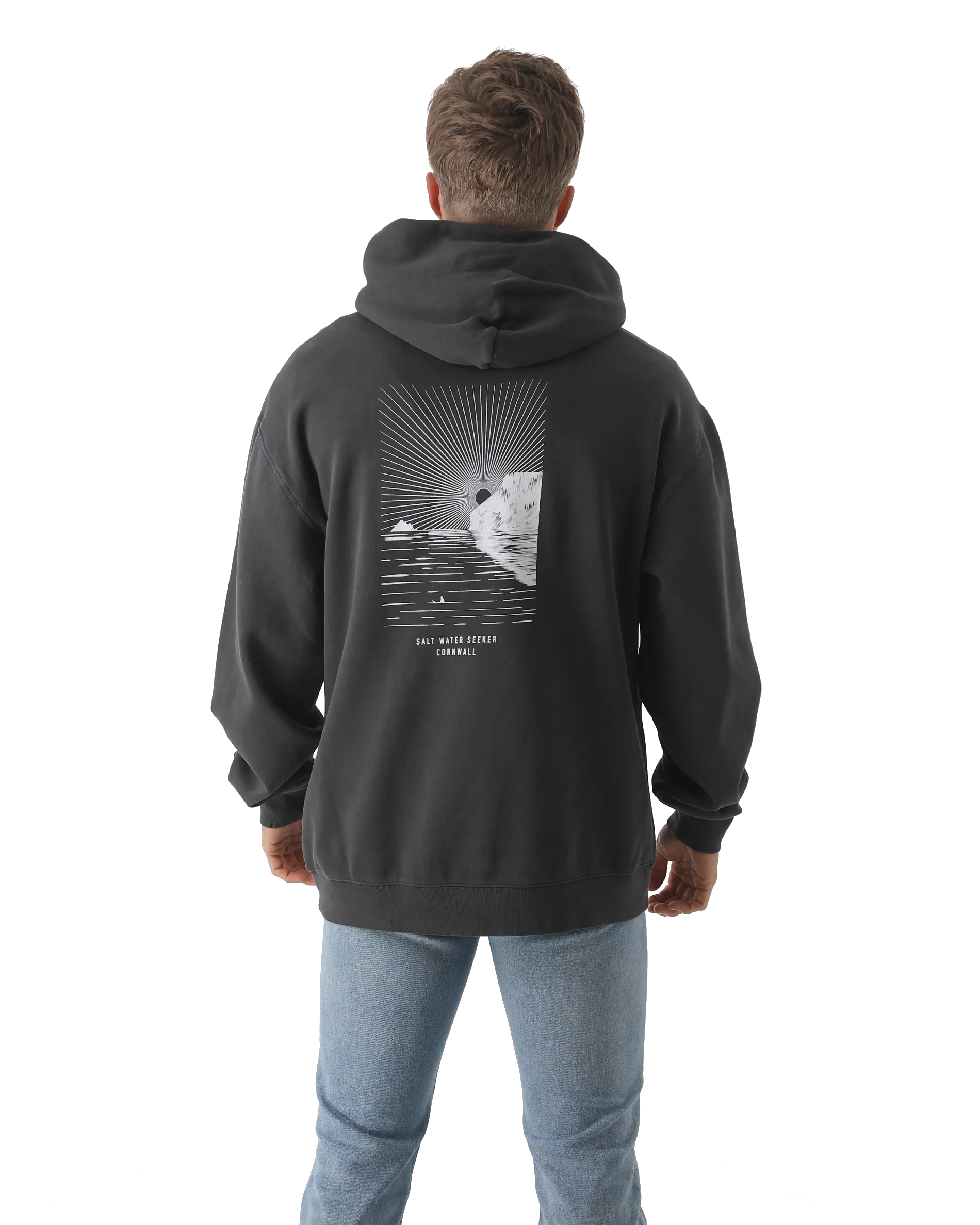 Sunset Sessions Hoodie in Faded Black