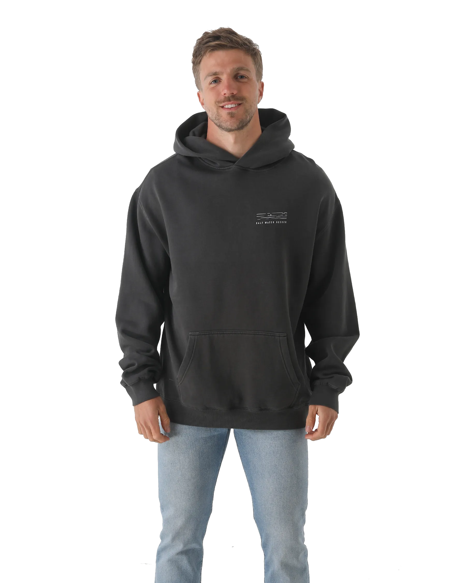 Sunset Sessions Hoodie in Faded Black