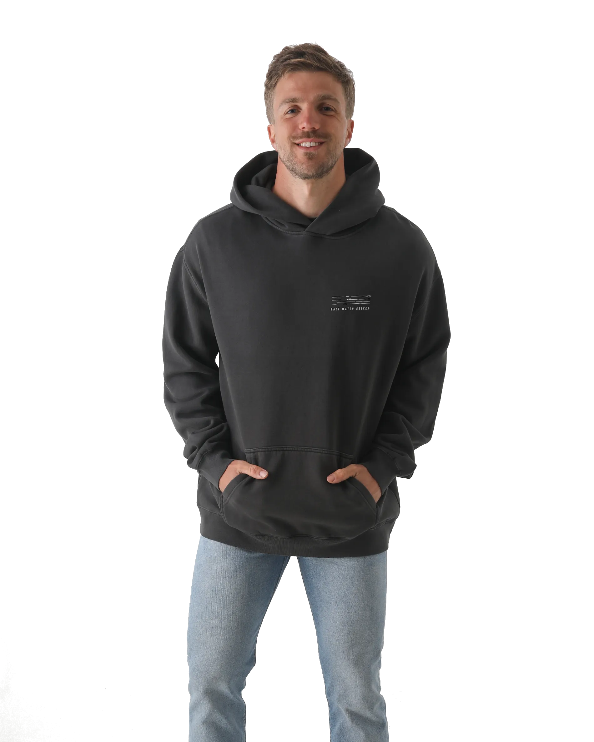 Sunset Sessions Hoodie in Faded Black