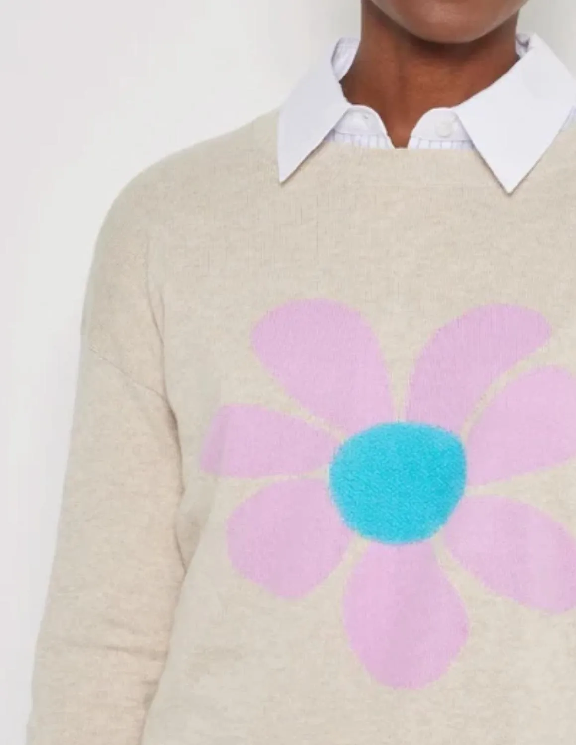 Sweet Talk Sweater In Almond