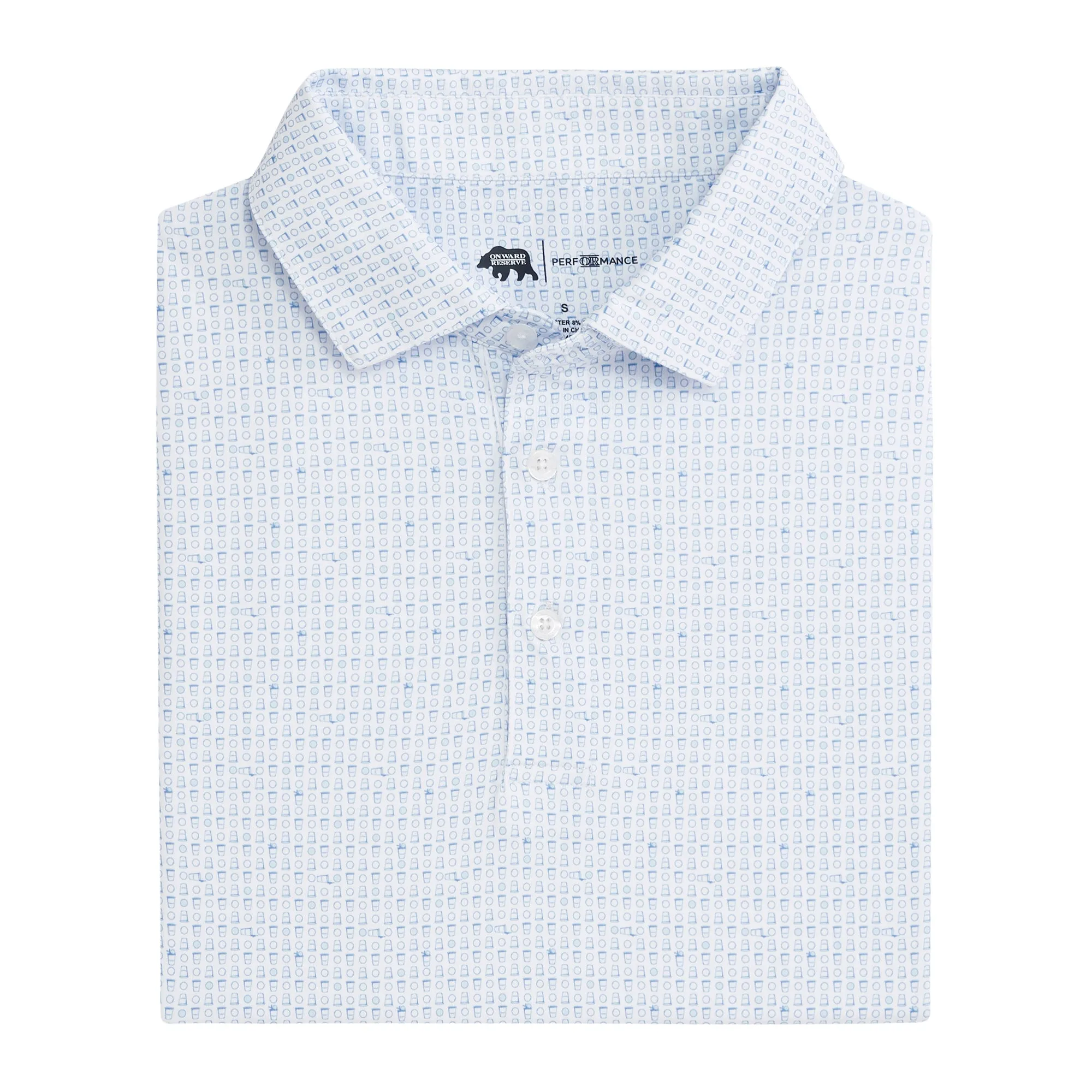 Tailgate Games Printed Performance Polo - Open Air