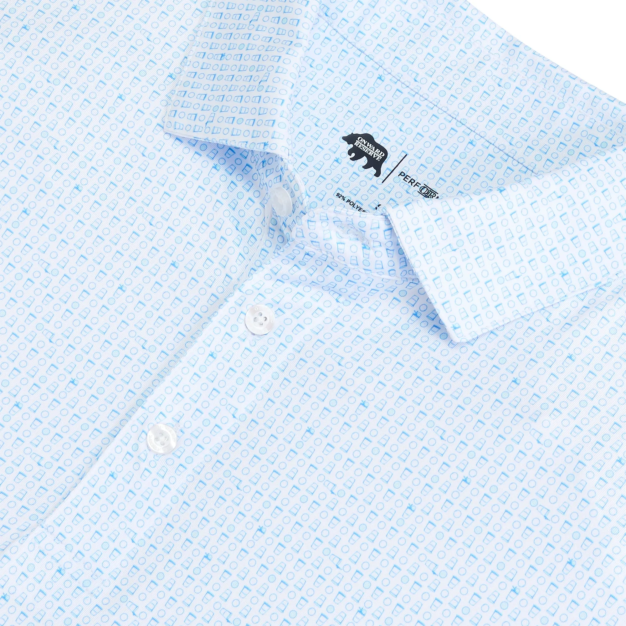 Tailgate Games Printed Performance Polo - Open Air