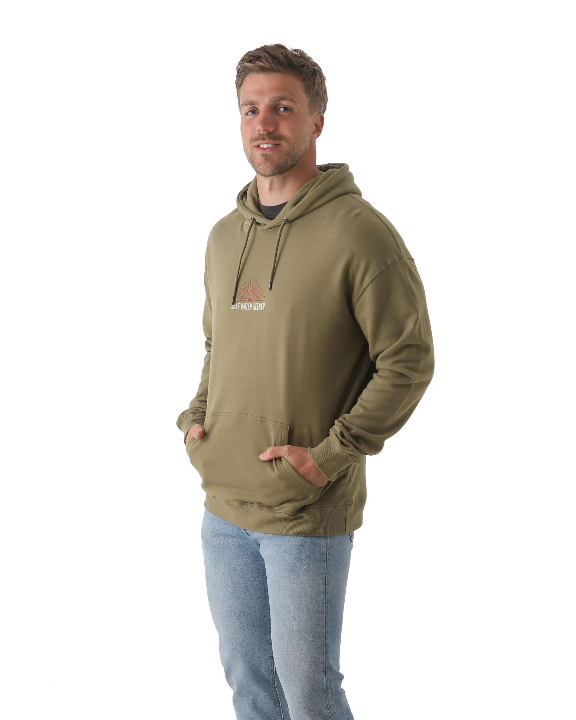 Texas Hoodie in Faded Khaki