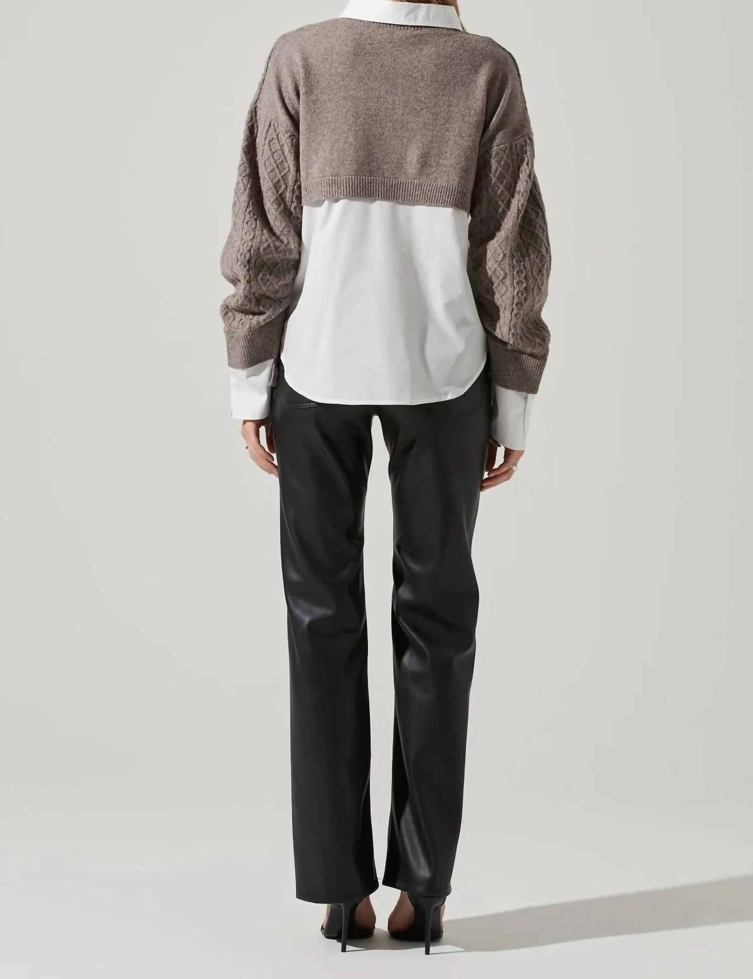 The Label Carol Sweater In Gray