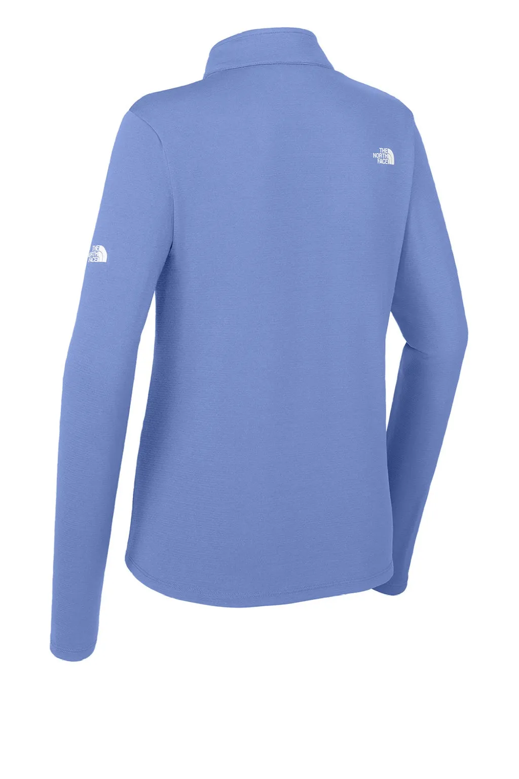 The North Face Womens Ambition Moisture Wicking 1/4 Zip Sweatshirt - Deep Periwinkle Blue
