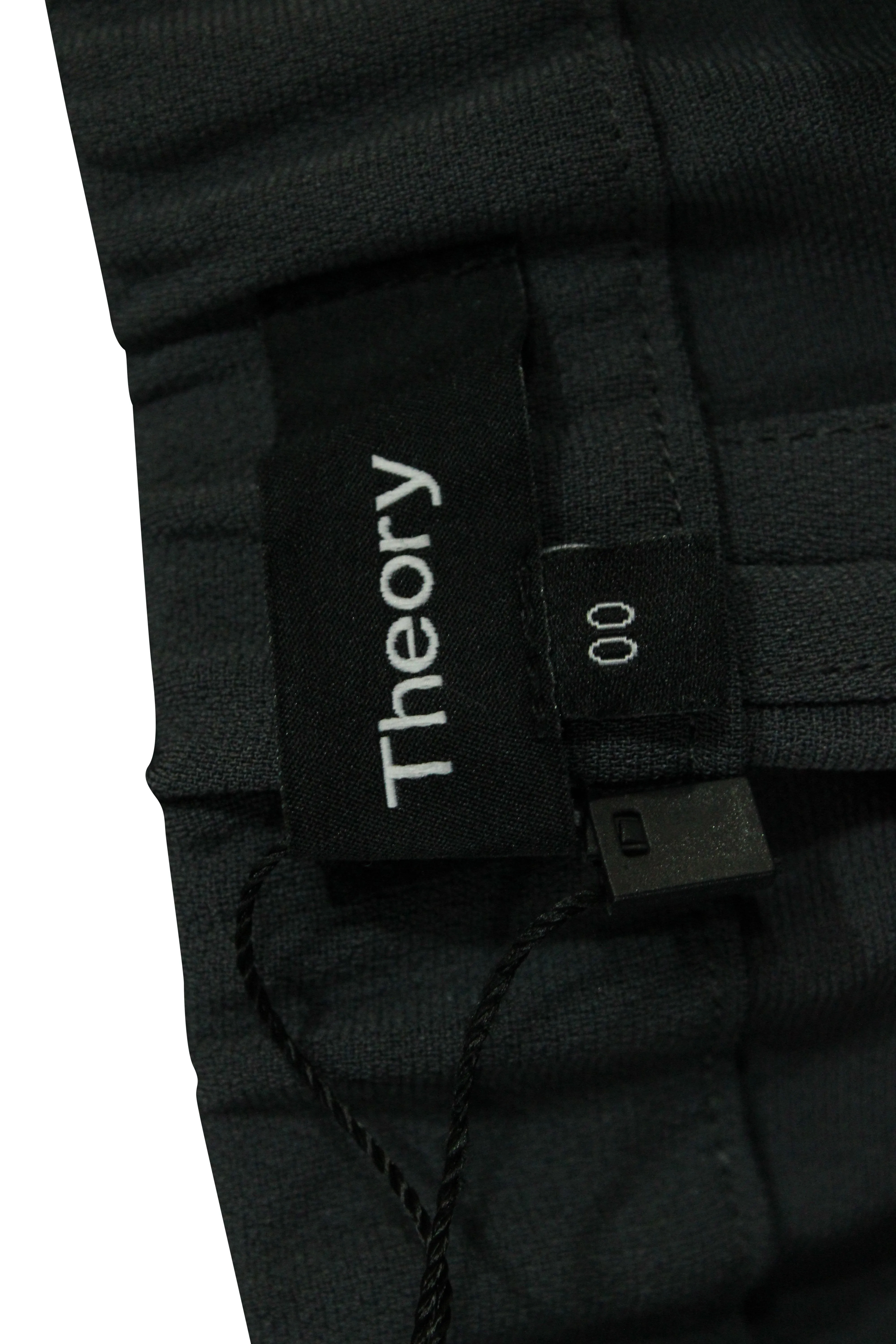 Theory Straight Leg Pants in Grey Triacetate