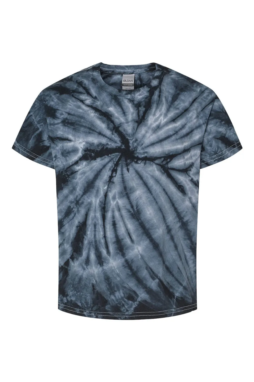 Tie-Dye Youth Short Sleeve Crewneck T-Shirt - Black
