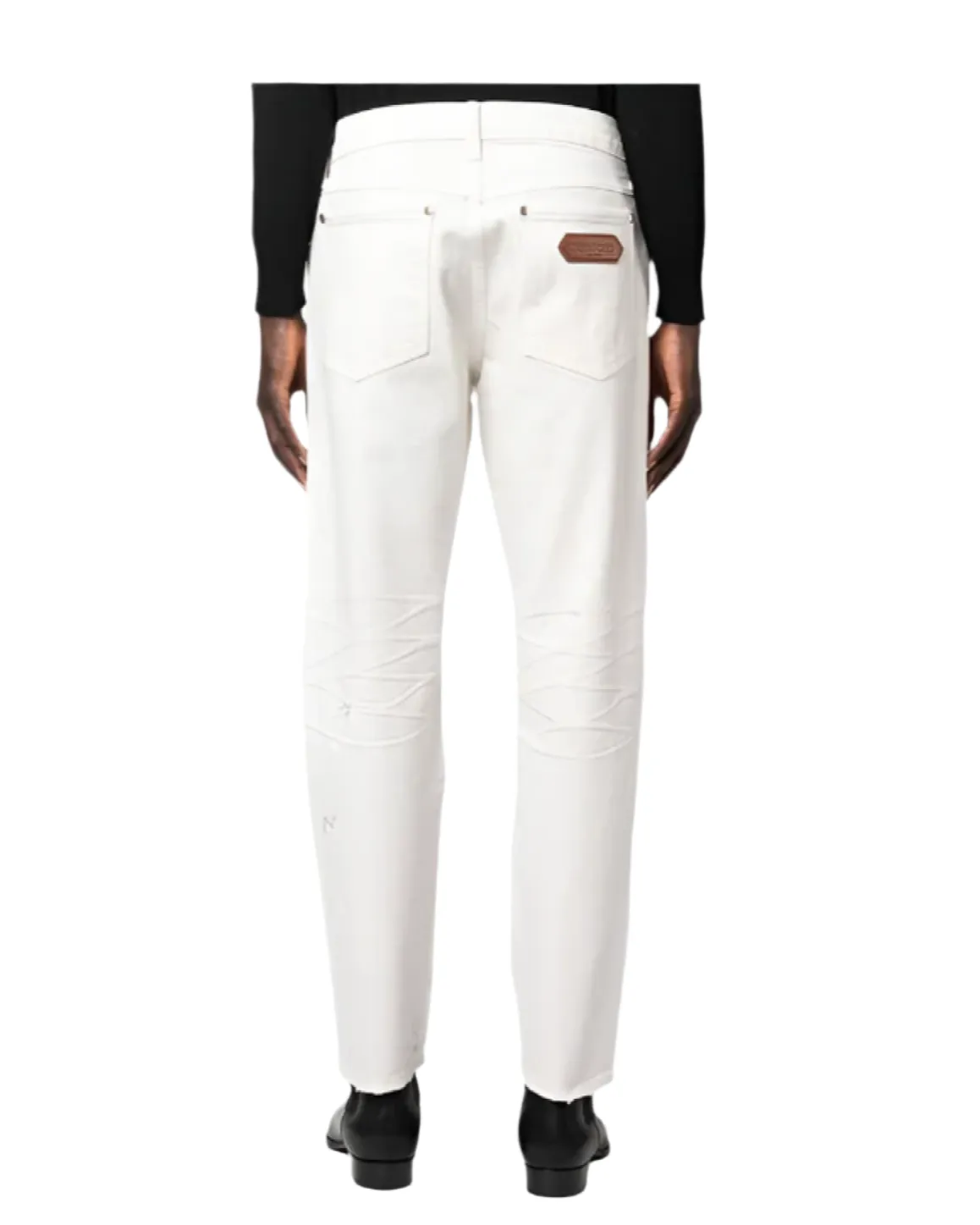 Tom Ford Mens Trousers in White