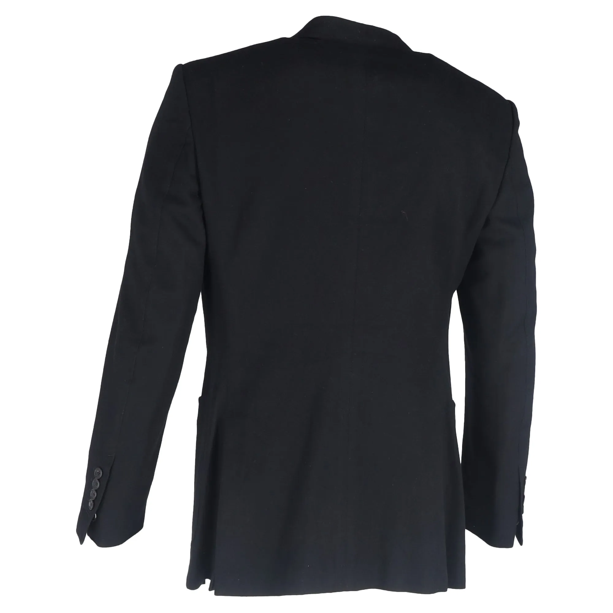 Tom Ford Single-Breasted Blazer with Pockets in Black Wool