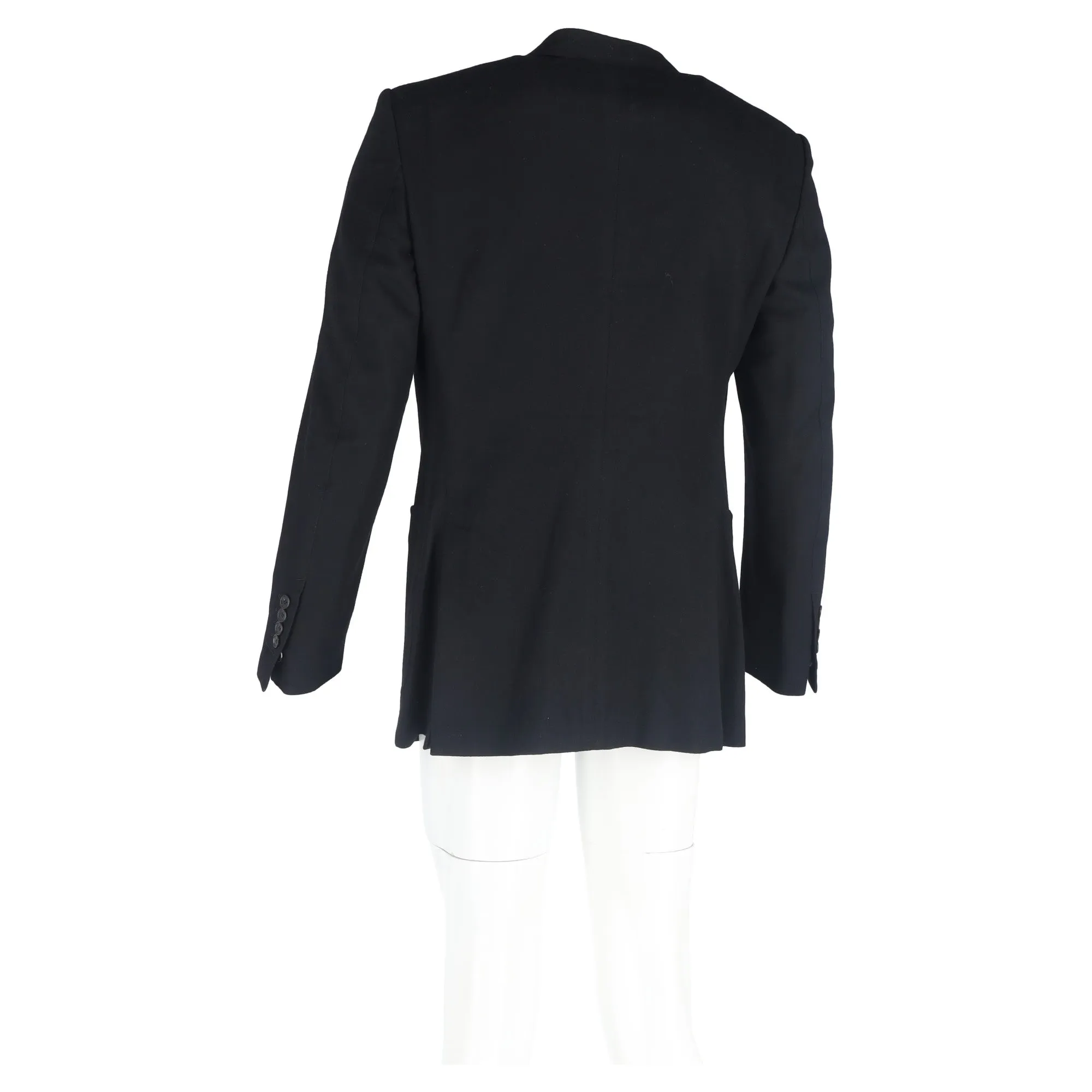 Tom Ford Single-Breasted Blazer with Pockets in Black Wool