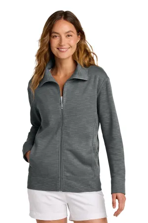 Tommy Bahama Womens Tobago Bay Full Zip Sweatshirt w/ Pockets - Cave Grey