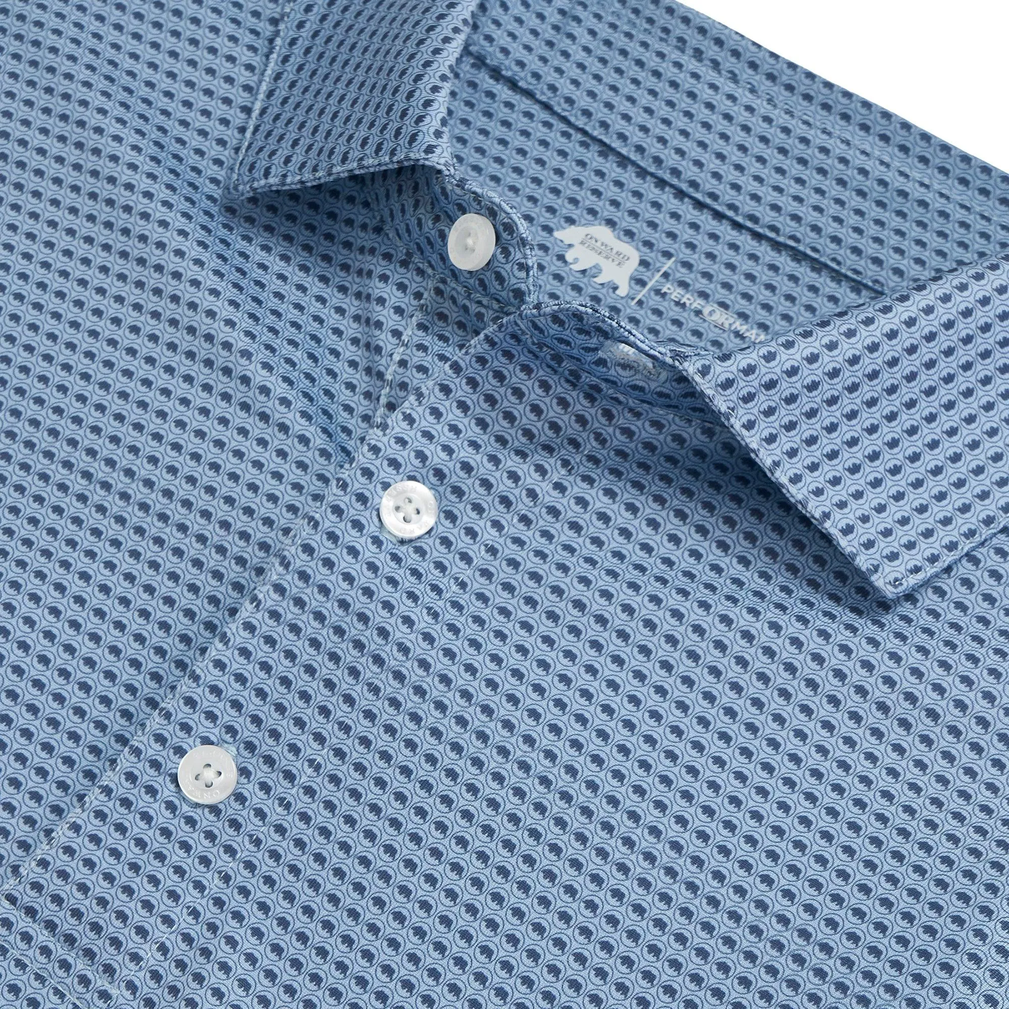 Tour Logo Printed Performance Polo