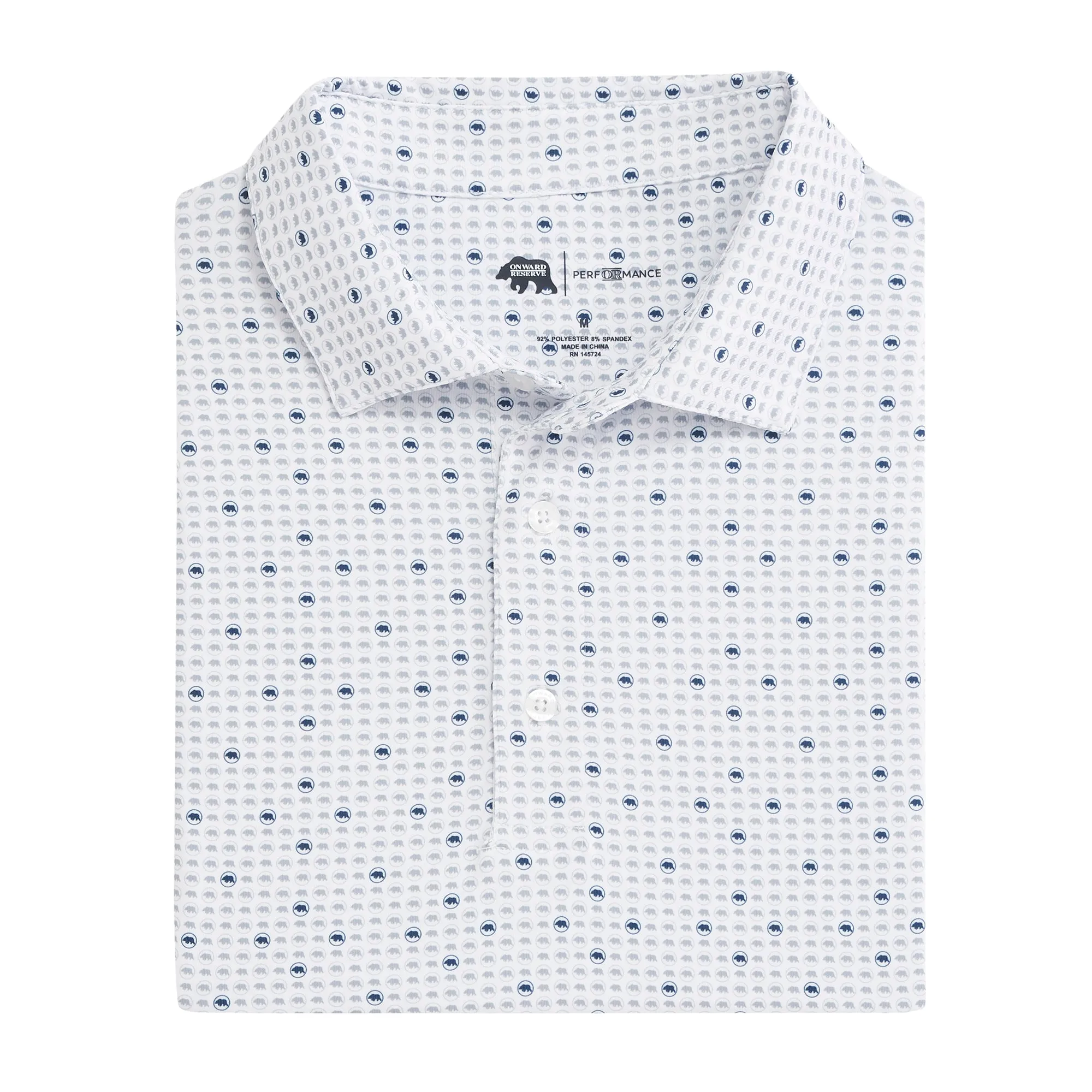 Tour Logo Printed Performance Polo