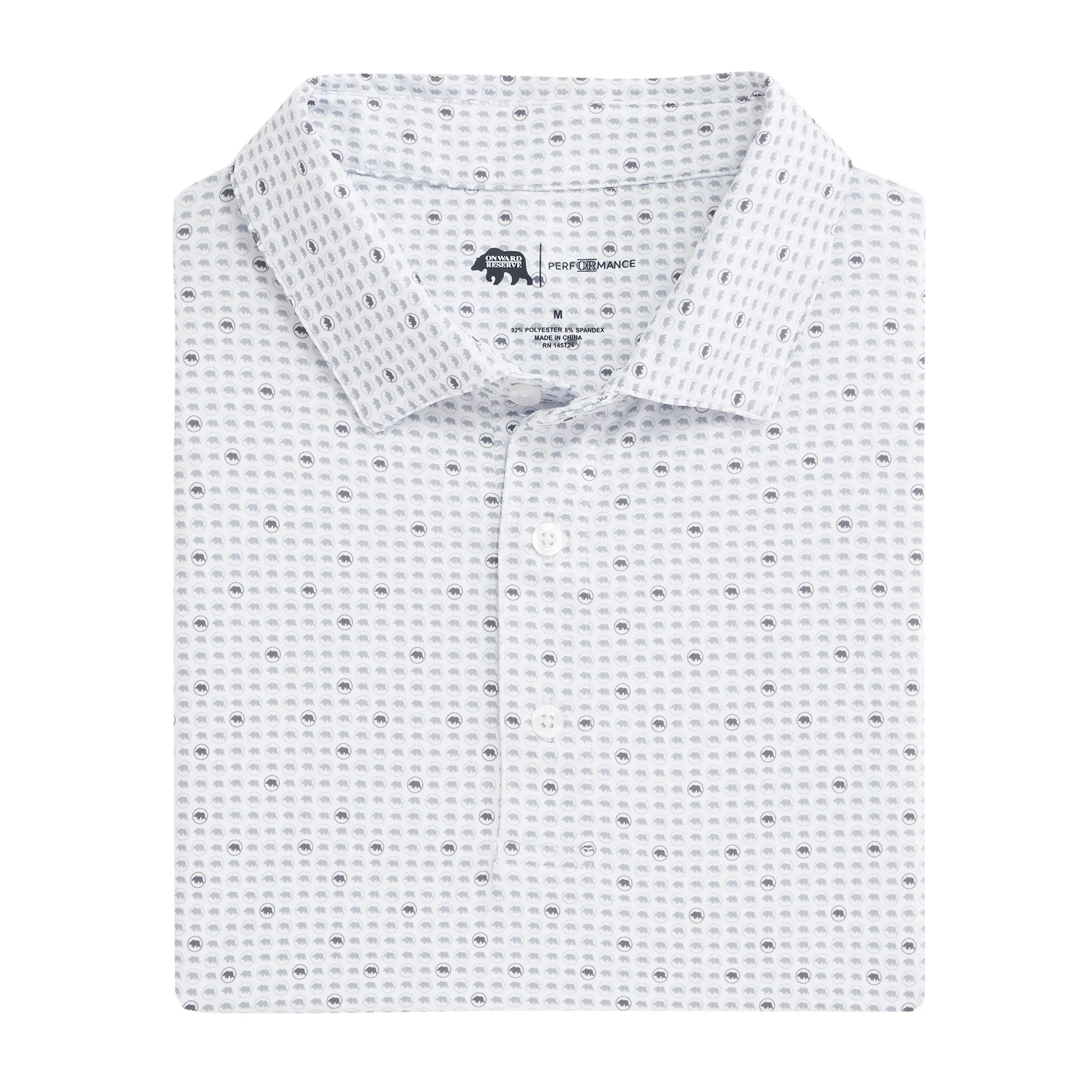 Tour Logo Printed Performance Polo