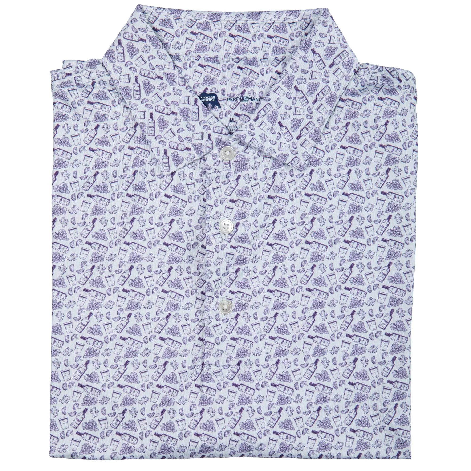 Transfusion Printed Performance Polo