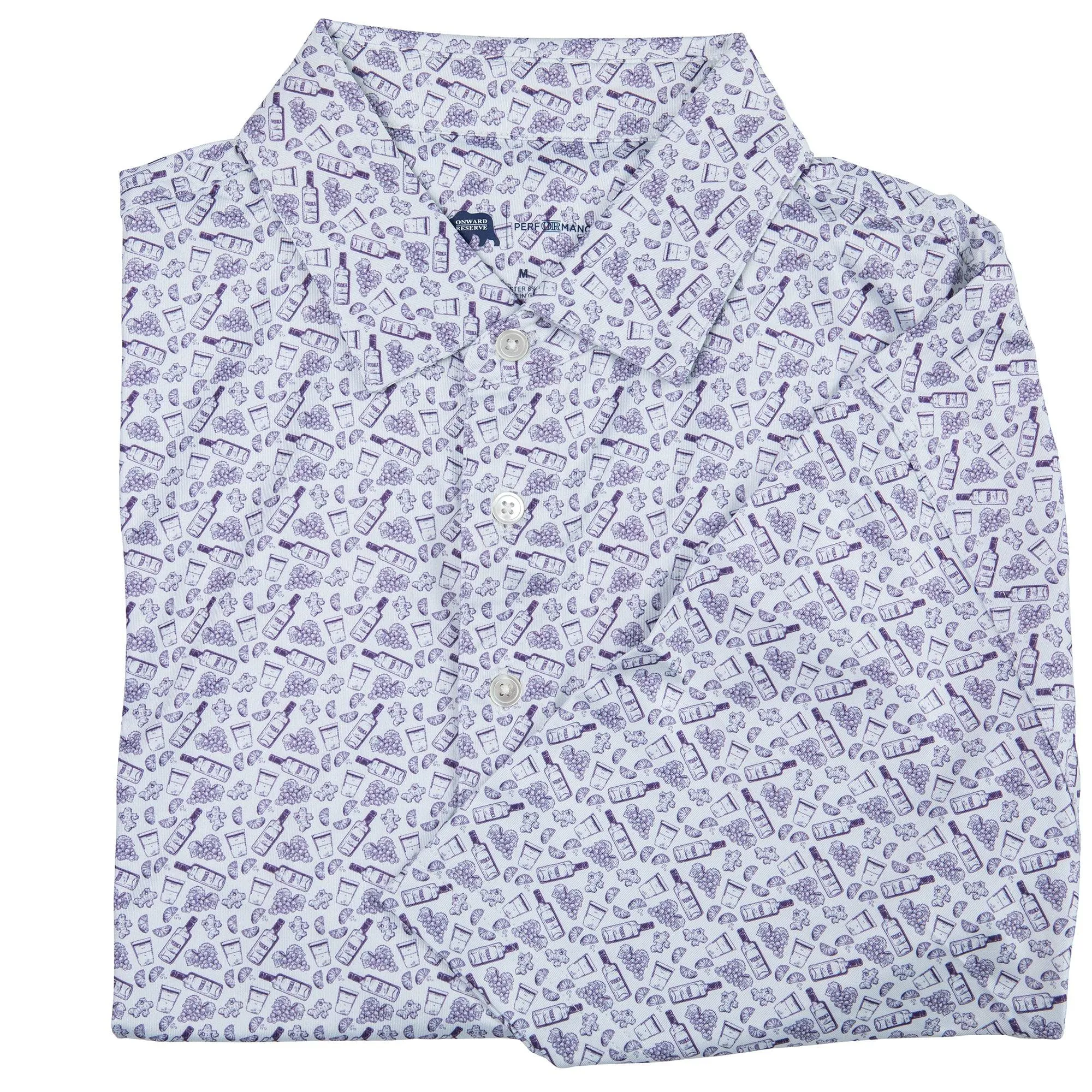 Transfusion Printed Performance Polo