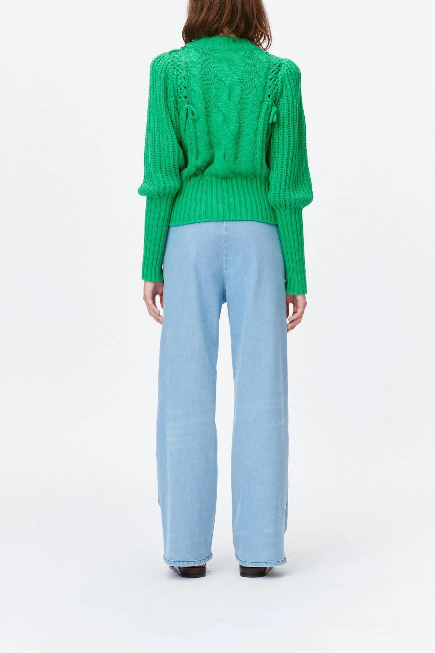 Turner Knit Sweater In Green
