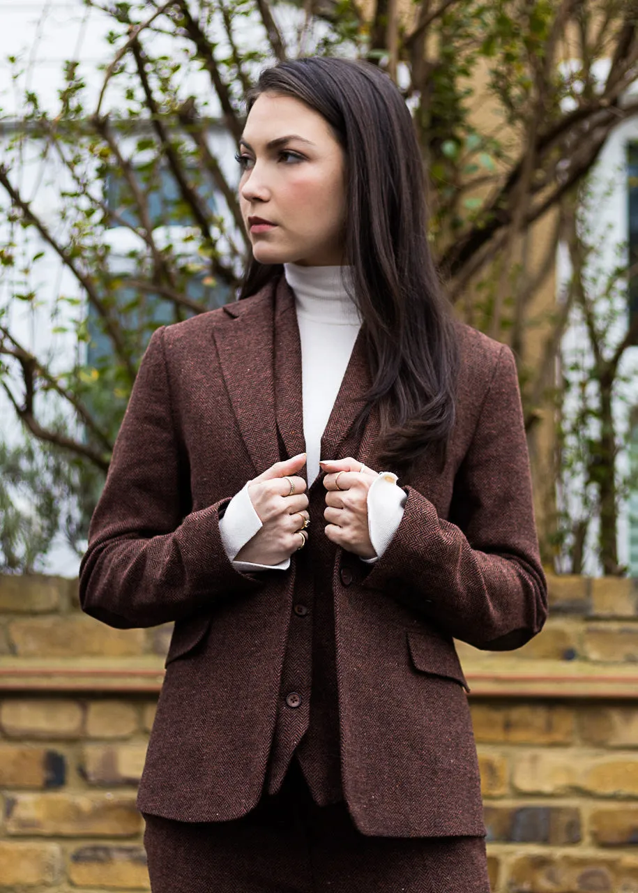 Tweed Blazer Herringbone 1920's