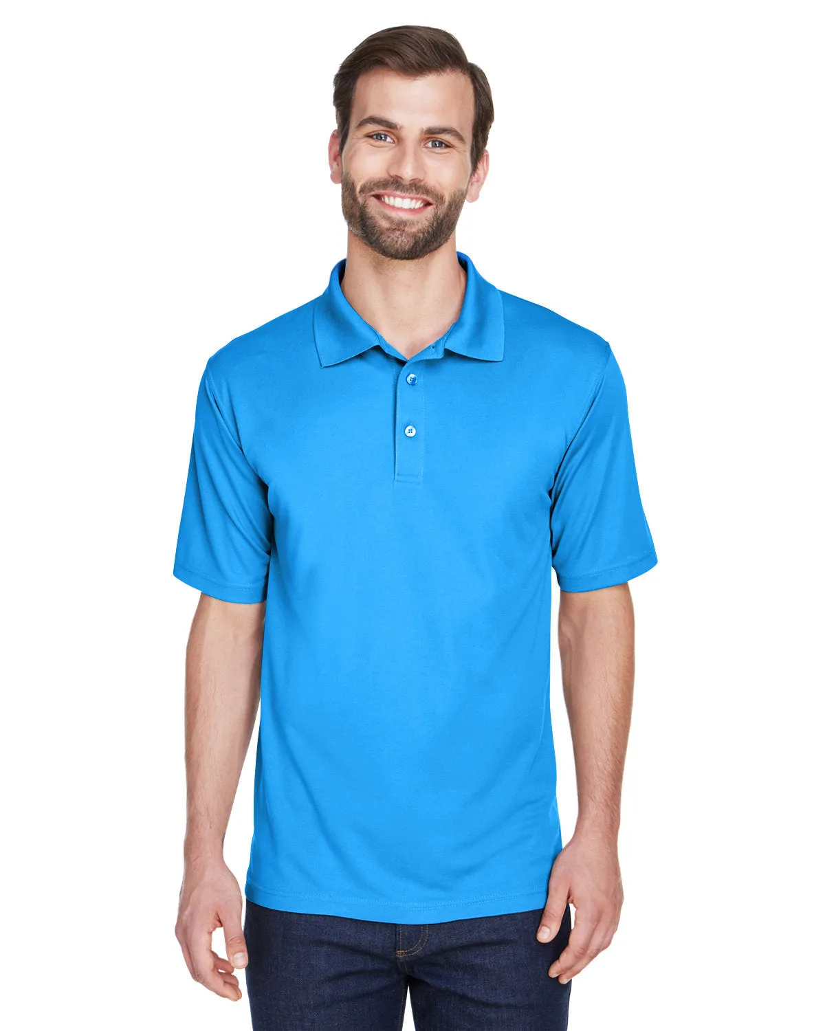 UltraClub 8210 Men's Cool & Dry MeshPiqu Polo