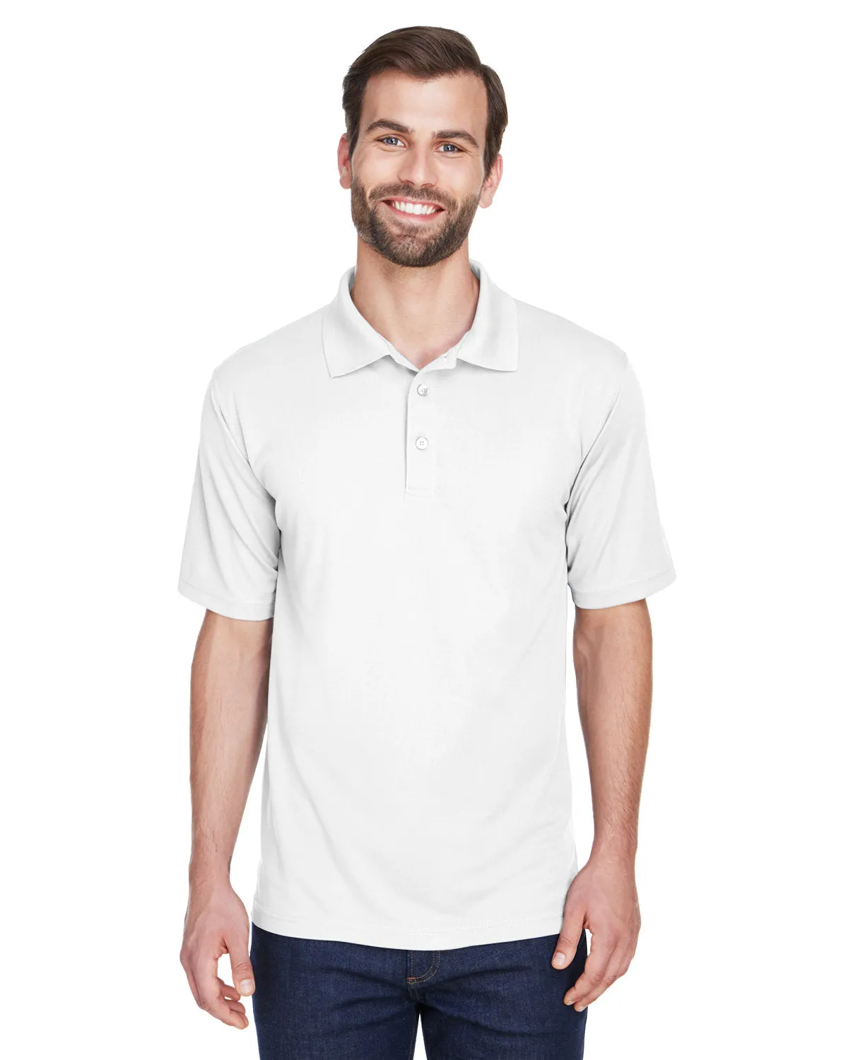 UltraClub 8210 Men's Cool & Dry MeshPiqu Polo