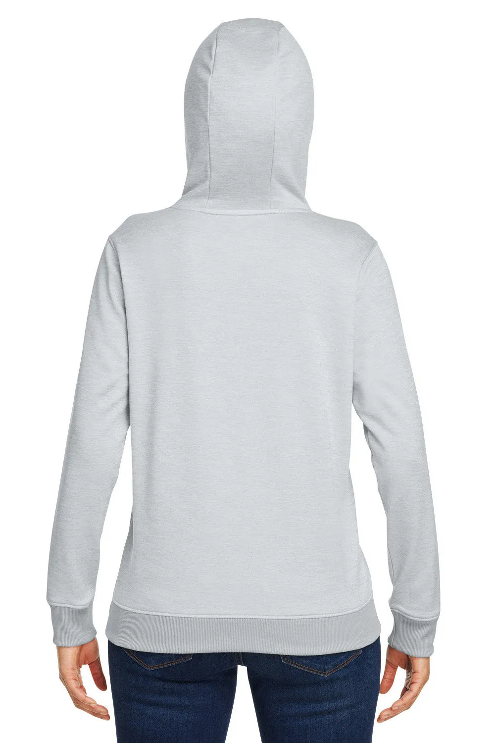 Under Armour Womens Storm Armourfleece Water Resistant Hooded Sweatshirt Hoodie w/ Pouch Pocket - Mod Grey