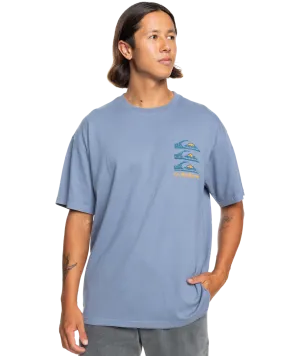 Vertical Logos T-Shirt in Flint Stone