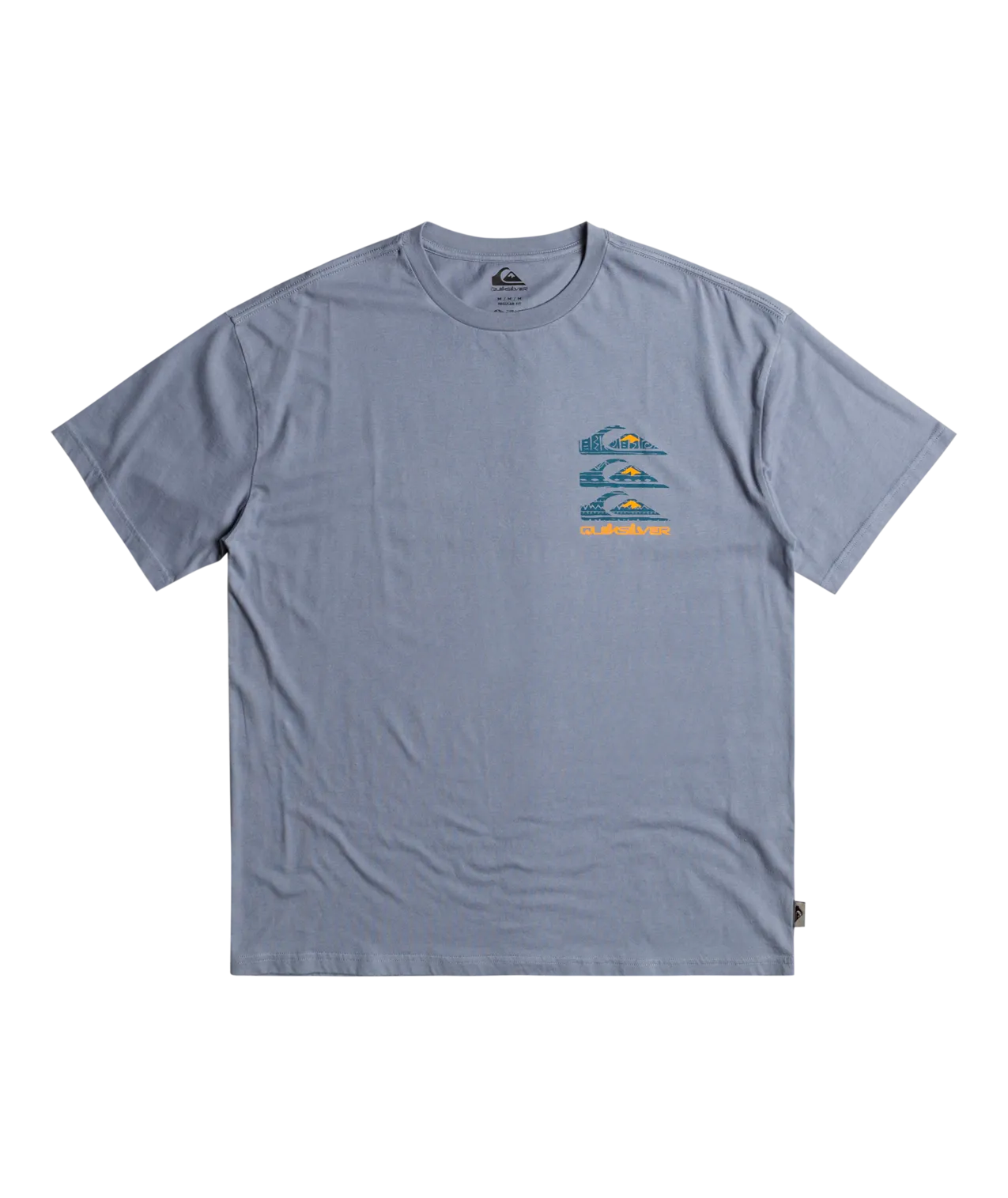 Vertical Logos T-Shirt in Flint Stone