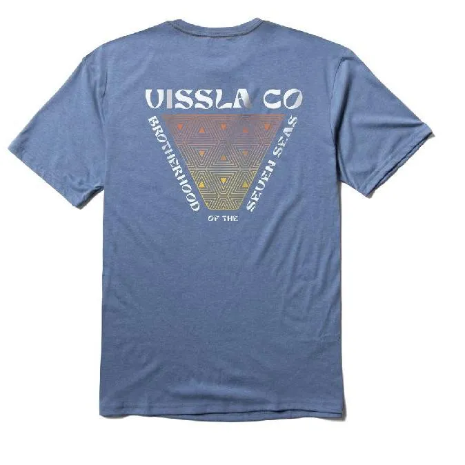 Vissla Brotherhood COMP LITE ECO PERFORMANCE TEE - Heather Blue