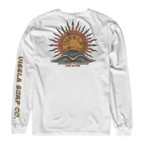 Vissla Solar Swells LS Mens T Shirt - White