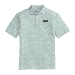 Waffle House Azalea Printed Performance Polo - Golf Green
