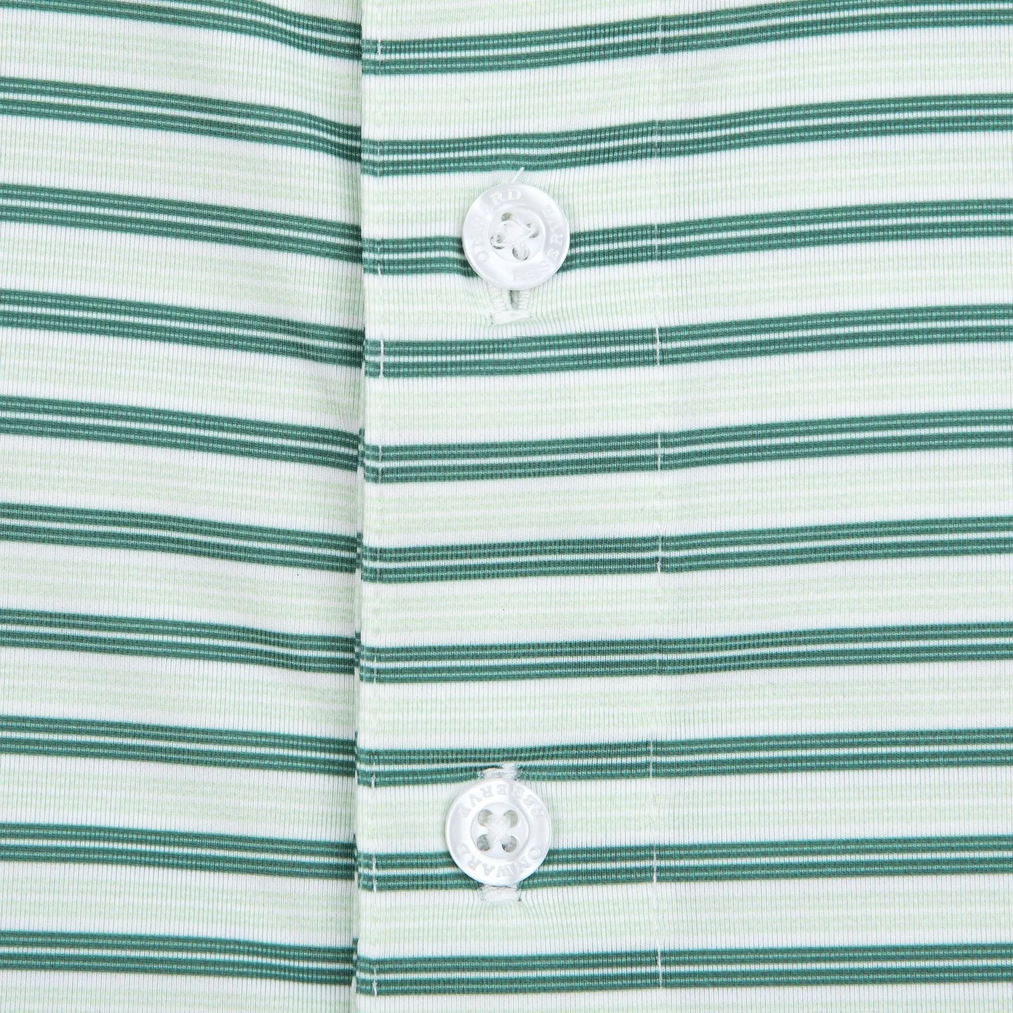 Wedge Stripe Performance Polo