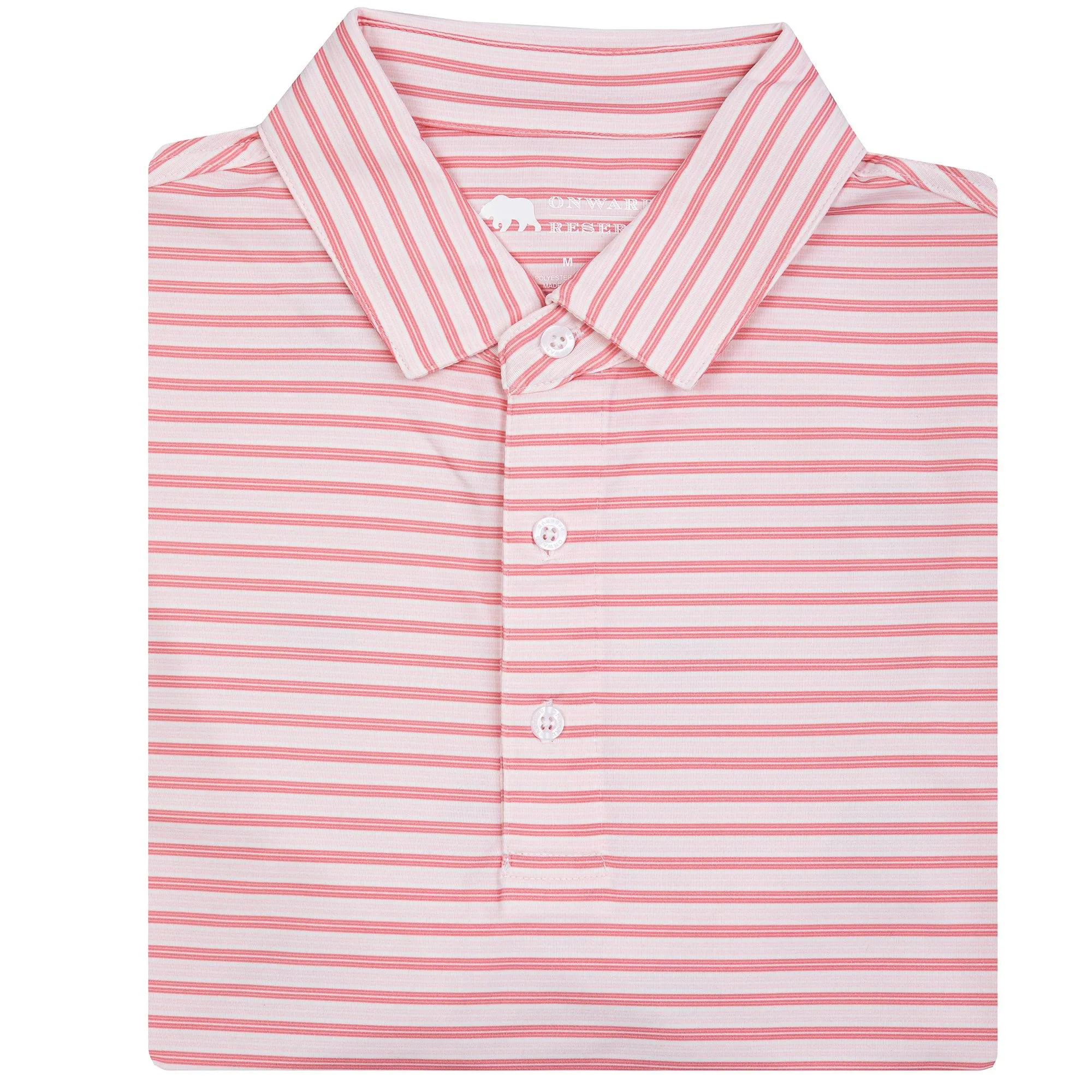 Wedge Stripe Performance Polo