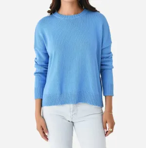 Wide Pullover In Sky Blue